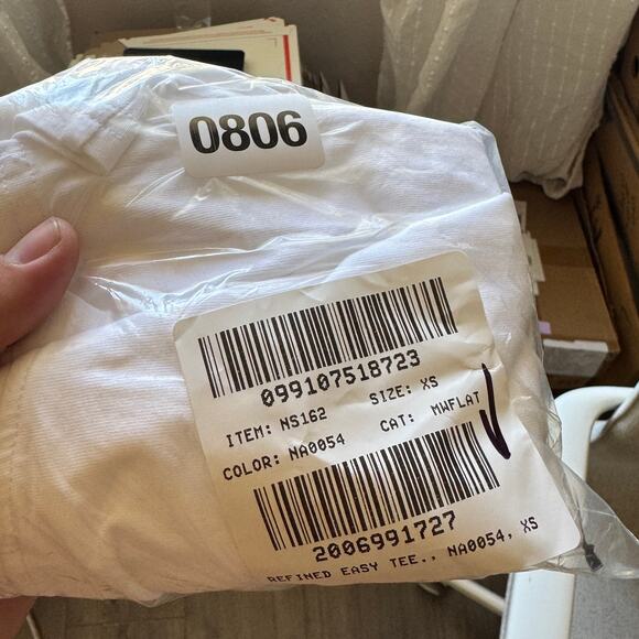 Madewell Cotton Relaxed Oversize Tee WMNS XS White Short Sleeve Crewneck Slouchy - Picture 8 of 8